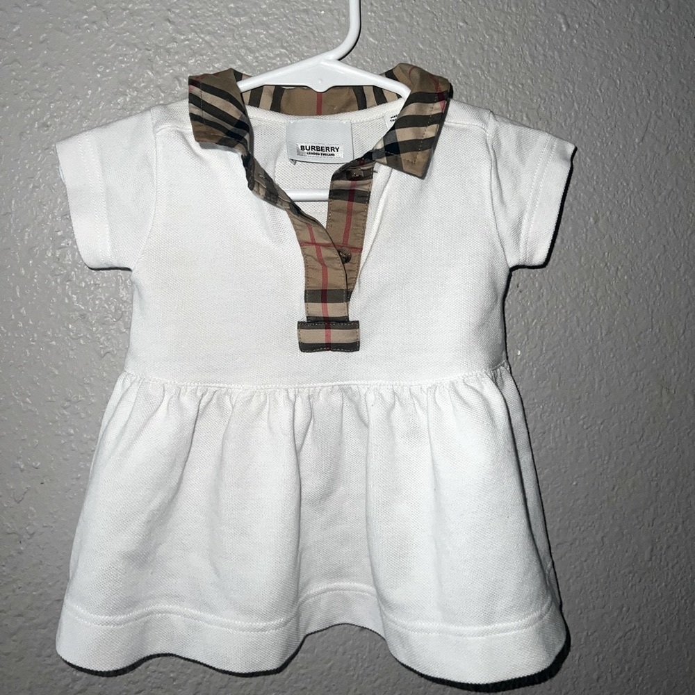 Burberry baby girl dress 3 months